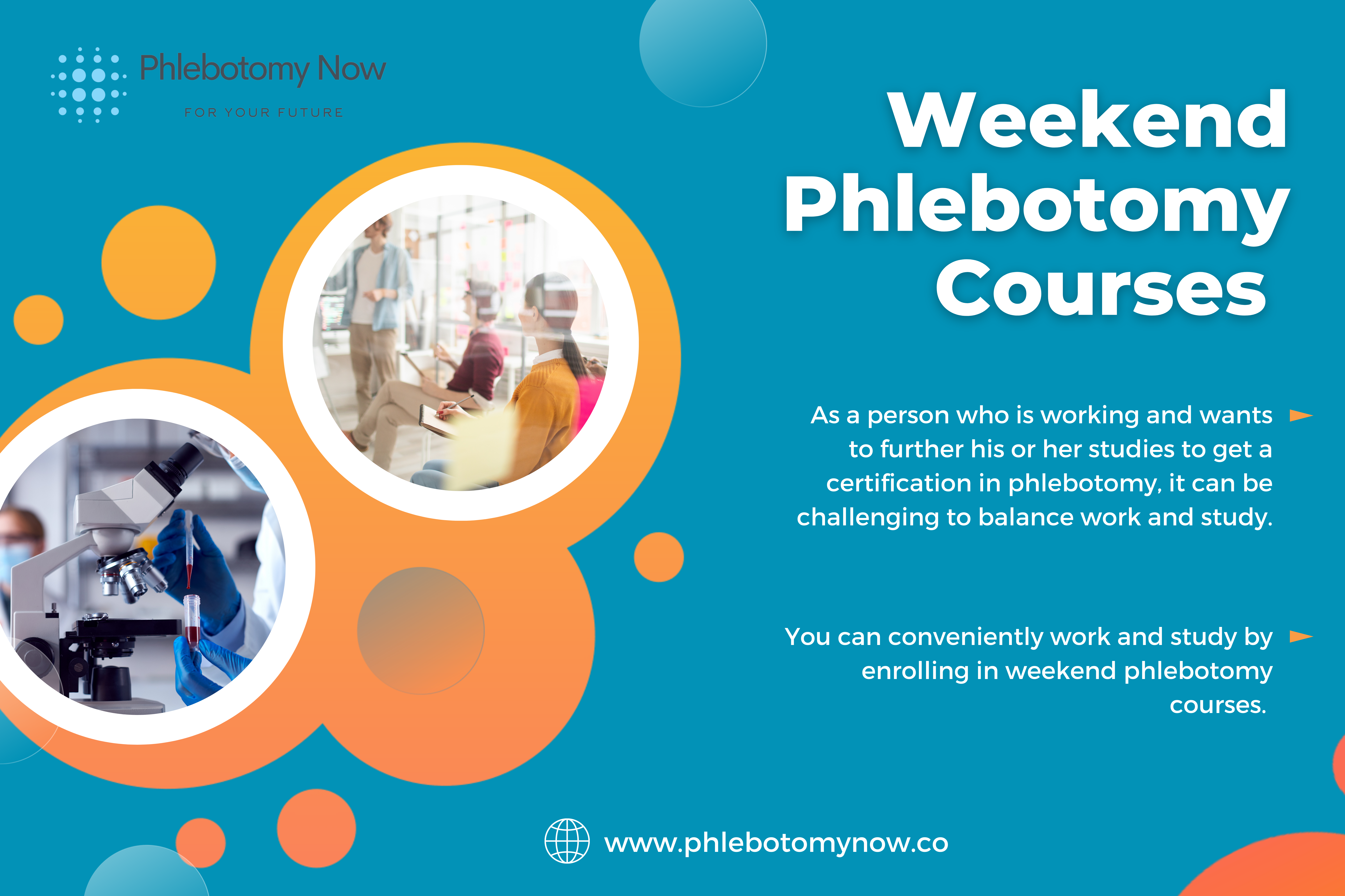 Weekend Phlebotomy Courses in Dallas, Pearsall, San Antonio, Waco, TX
